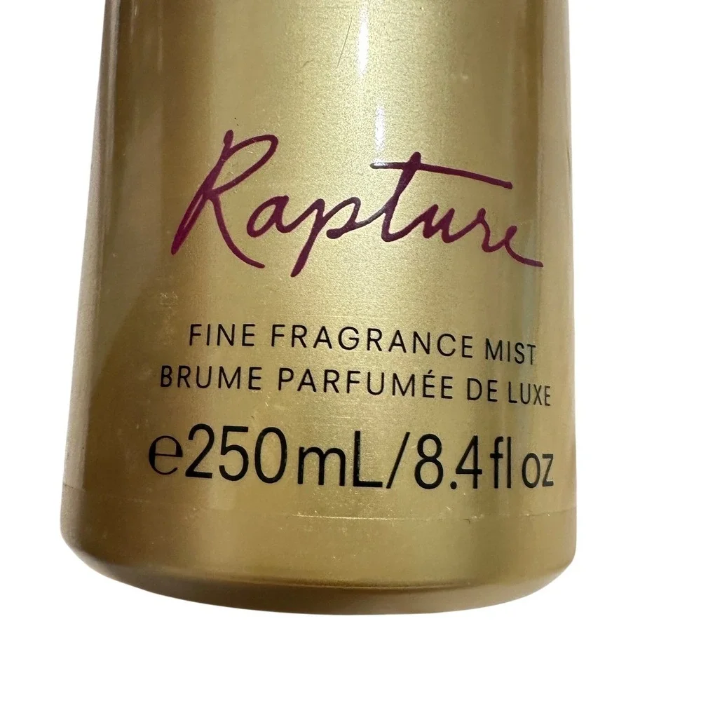 New Victoria's Secret Rapture 8.4 fl oz Gold Bottle Spray